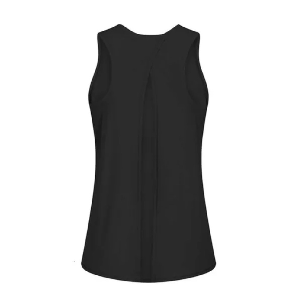 Open back tank - solid black - Picture 2 of 5
